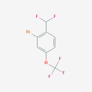 2-Bromo-1-(difluoromethyl)-4-(trifluoromethoxy)benzene