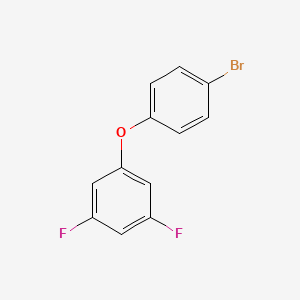 molecular formula C12H7BrF2O B2777950 1-(4-Bromophenoxy)-3,5-difluorobenzene CAS No. 2365420-02-4