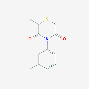 2-Methyl-4-(3-methylphenyl)-3,5-thiomorpholinedione