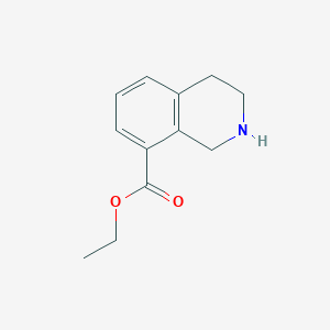 molecular formula C12H15NO2 B2777954 Ethyl 1,2,3,4-tetrahydroisoquinoline-8-carboxylate CAS No. 2091763-67-4