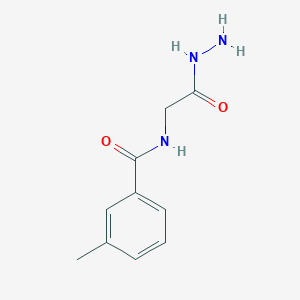 molecular formula C10H13N3O2 B2777968 N-(2-肼基-2-氧乙基)-3-甲基苯甲酰胺 CAS No. 392247-13-1