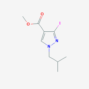 Methyl 3-iodo-1-(2-methylpropyl)pyrazole-4-carboxylate