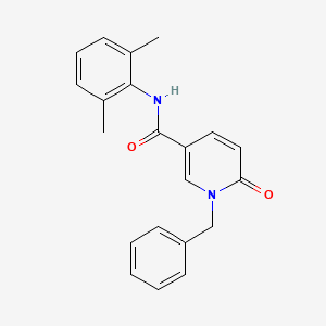 molecular formula C21H20N2O2 B2777984 1-苄基-N-(2,6-二甲基苯基)-6-氧代-1,6-二氢吡啶-3-羧酰胺 CAS No. 1004256-29-4