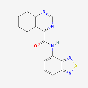 N-(2,1,3-Benzothiadiazol-4-yl)-5,6,7,8-tetrahydroquinazoline-4-carboxamide