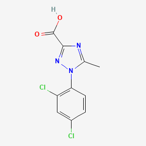 1-(2,4-dichlorophenyl)-5-methyl-1H-1,2,4-triazole-3-carboxylic acid