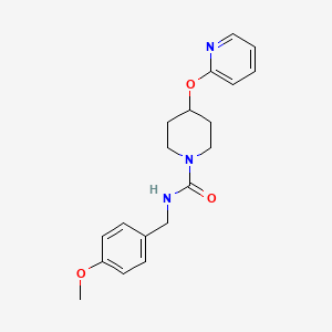 N-(4-methoxybenzyl)-4-(pyridin-2-yloxy)piperidine-1-carboxamide