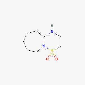 2,3,6,7,8,9,10,10a-Octahydro-1H-[1,2,4]thiadiazino[2,3-a]azepine 4,4-dioxide