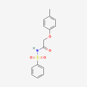 N-(benzenesulfonyl)-2-(4-methylphenoxy)acetamide