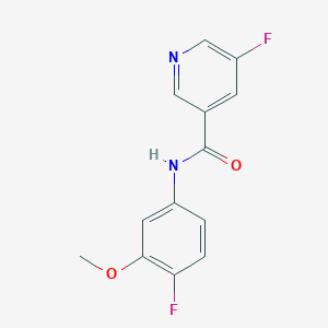 5-Fluoro-N-(4-fluoro-3-methoxyphenyl)pyridine-3-carboxamide