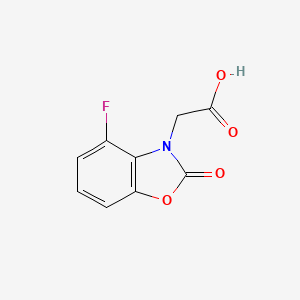 molecular formula C9H6FNO4 B2778126 2-溴-6-氟-7-甲基-1,3-苯并噻唑 CAS No. 1538107-82-2