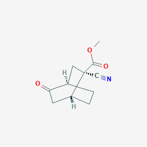 Methyl (1R,2R,4R)-2-cyano-5-oxobicyclo[2.2.2]octane-2-carboxylate