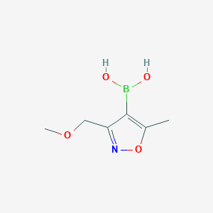 [3-(Methoxymethyl)-5-methyl-1,2-oxazol-4-yl]boronic acid