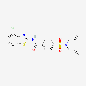 N-(4-chlorobenzo[d]thiazol-2-yl)-4-(N,N-diallylsulfamoyl)benzamide