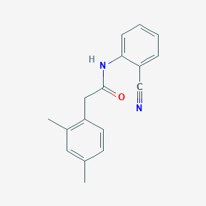 molecular formula C17H16N2O B2778177 N-(2-cyanophenyl)-2-(2,4-dimethylphenyl)acetamide CAS No. 899731-57-8