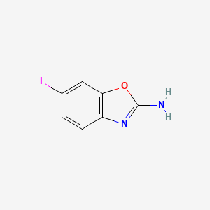 molecular formula C7H5IN2O B2778178 6-Iodobenzo[d]oxazol-2-amine CAS No. 1804102-68-8