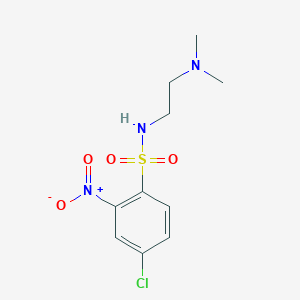 molecular formula C10H14ClN3O4S B2778187 (2-(Dimethylamino)ethyl)((4-chloro-2-nitrophenyl)sulfonyl)amine CAS No. 1024227-91-5