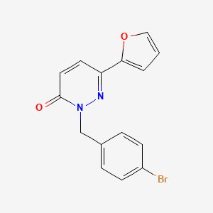 2-(4-bromobenzyl)-6-(furan-2-yl)pyridazin-3(2H)-one