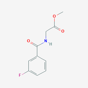 Methyl 2-[(3-fluorobenzoyl)amino]acetate