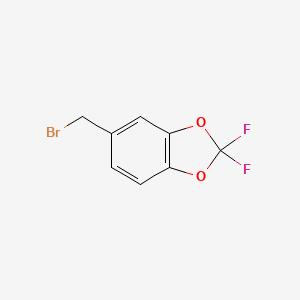 molecular formula C8H5BrF2O2 B2778209 5-(Bromomethyl)-2,2-difluorobenzo[d][1,3]dioxole CAS No. 68119-30-2