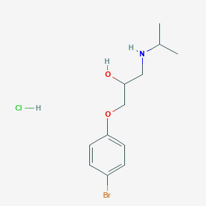 molecular formula C12H19BrClNO2 B2778212 1-(4-Bromophenoxy)-3-(isopropylamino)-2-propanol hydrochloride CAS No. 1052511-41-7