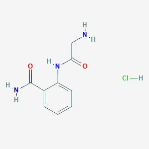 2-[(2-Aminoacetyl)amino]benzamide;hydrochloride