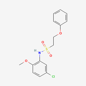 N-(5-chloro-2-methoxyphenyl)-2-phenoxyethanesulfonamide