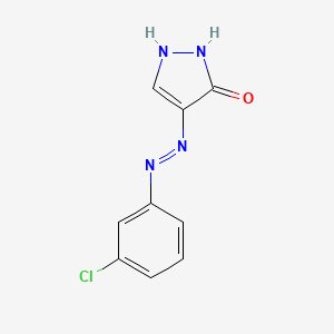 1H-pyrazole-4,5-dione 4-[N-(3-chlorophenyl)hydrazone]