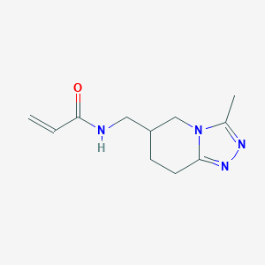 N-[(3-Methyl-5,6,7,8-tetrahydro-[1,2,4]triazolo[4,3-a]pyridin-6-yl)methyl]prop-2-enamide