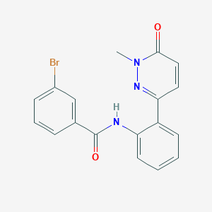 3-bromo-N-(2-(1-methyl-6-oxo-1,6-dihydropyridazin-3-yl)phenyl)benzamide