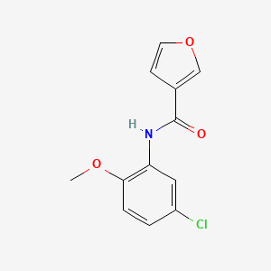 N-(5-chloro-2-methoxyphenyl)furan-3-carboxamide