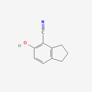 5-Hydroxy-2,3-dihydro-1H-indene-4-carbonitrile