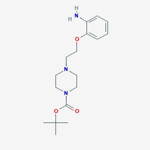 Tert-butyl 4-[2-(2-aminophenoxy)ethyl]piperazine-1-carboxylate