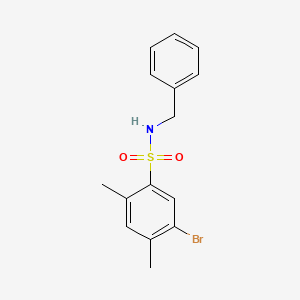 N-benzyl-5-bromo-2,4-dimethylbenzenesulfonamide