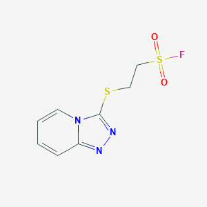 2-([1,2,4]Triazolo[4,3-a]pyridin-3-ylsulfanyl)ethanesulfonyl fluoride