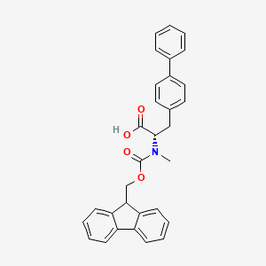 molecular formula C31H27NO4 B2778367 Fmoc-MeBph-OH CAS No. 696615-48-2