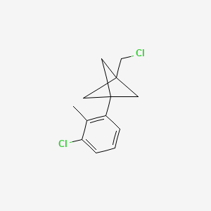 1-(Chloromethyl)-3-(3-chloro-2-methylphenyl)bicyclo[1.1.1]pentane