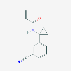 N-[1-(3-Cyanophenyl)cyclopropyl]prop-2-enamide