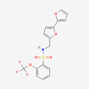 N-([2,2'-bifuran]-5-ylmethyl)-2-(trifluoromethoxy)benzenesulfonamide