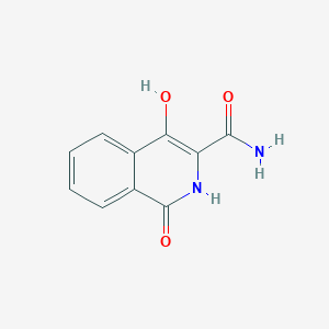 molecular formula C10H8N2O3 B2778439 4-Hydroxy-1-oxo-1,2-dihydroisoquinoline-3-carboxamide CAS No. 99275-67-9