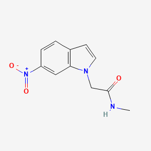 N-Methyl-2-(6-nitro-1H-indol-1-yl)acetamide