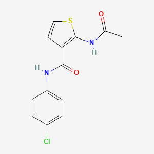 2-(acetylamino)-N-(4-chlorophenyl)-3-thiophenecarboxamide
