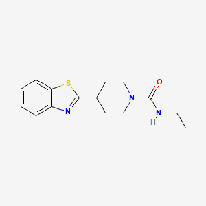 molecular formula C15H19N3OS B2778480 4-(1,3-苯并噻唑-2-基)-N-乙基哌嗪-1-甲酰胺 CAS No. 478256-93-8