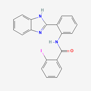 N-[2-(1H-benzimidazol-2-yl)phenyl]-2-iodobenzamide