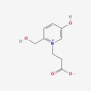 molecular formula C9H11NO4 B2778596 1-(2-羧基乙基)-2-(羟甲基)-5-氧代拉托吡啶 CAS No. 870133-50-9