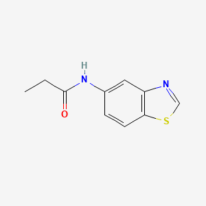 N-(benzo[d]thiazol-5-yl)propionamide