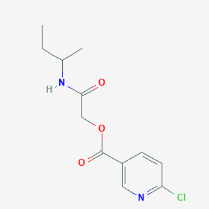 [2-(Butan-2-ylamino)-2-oxoethyl] 6-chloropyridine-3-carboxylate