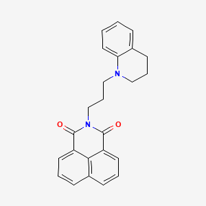 molecular formula C24H22N2O2 B2778652 2-(3-(3,4-二氢喹啉-1(2H)-基)丙基)-1H-苯并[de]异喹啉-1,3(2H)-二酮 CAS No. 941000-19-7