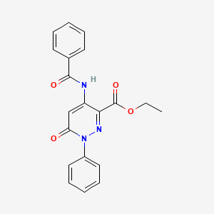 B2778672 Ethyl 4-benzamido-6-oxo-1-phenyl-1,6-dihydropyridazine-3-carboxylate CAS No. 941915-45-3