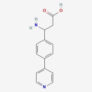 B2778687 B-amino-4-(4-pyridinyl)-benzenepropanoic acid CAS No. 887594-41-4