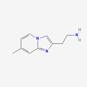 molecular formula C10H13N3 B2778705 2-(7-甲基咪唑并[1,2-a]吡啶-2-基)乙胺 CAS No. 919742-19-1